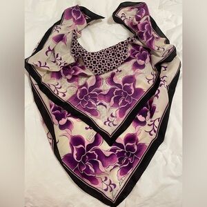 Anne Klein All Silk large Scarf